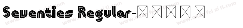 Seventies Regular字体转换